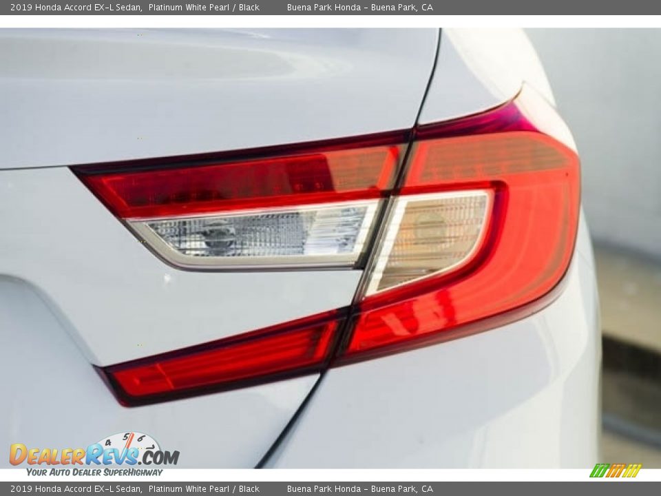 2019 Honda Accord EX-L Sedan Platinum White Pearl / Black Photo #8