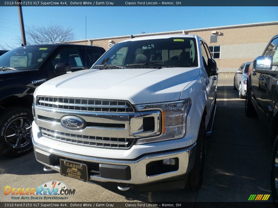 2019 Ford F150 XLT SuperCrew 4x4 Oxford White / Earth Gray Photo #1
