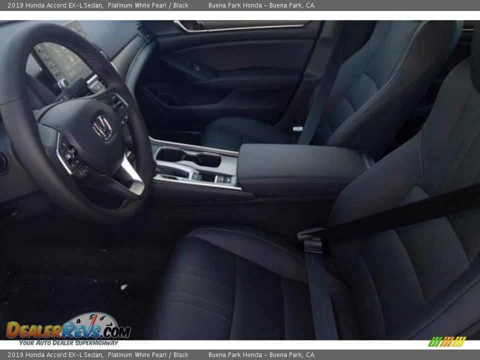 2019 Honda Accord EX-L Sedan Platinum White Pearl / Black Photo #16
