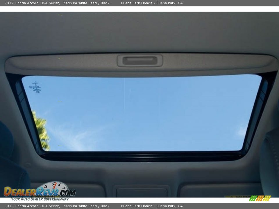 2019 Honda Accord EX-L Sedan Platinum White Pearl / Black Photo #20