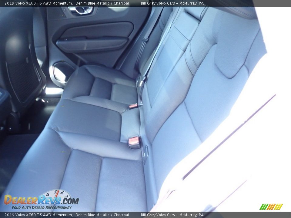 2019 Volvo XC60 T6 AWD Momentum Denim Blue Metallic / Charcoal Photo #8