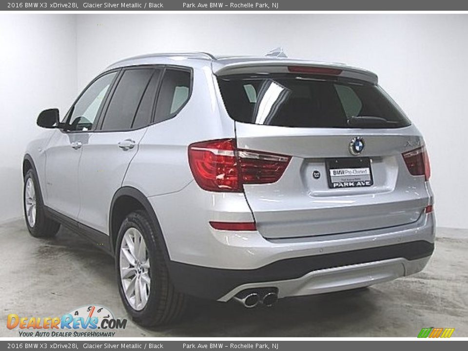 2016 BMW X3 xDrive28i Glacier Silver Metallic / Black Photo #1