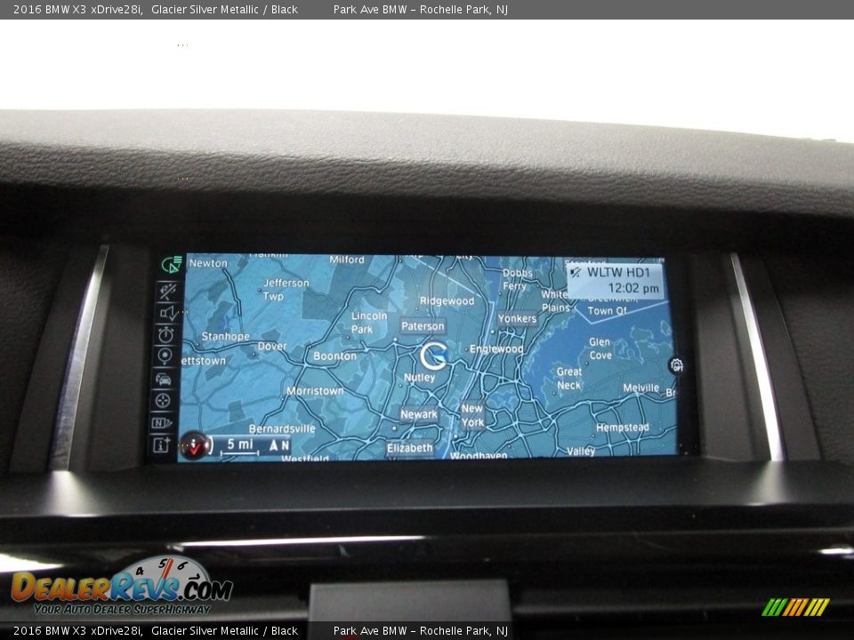2016 BMW X3 xDrive28i Glacier Silver Metallic / Black Photo #23