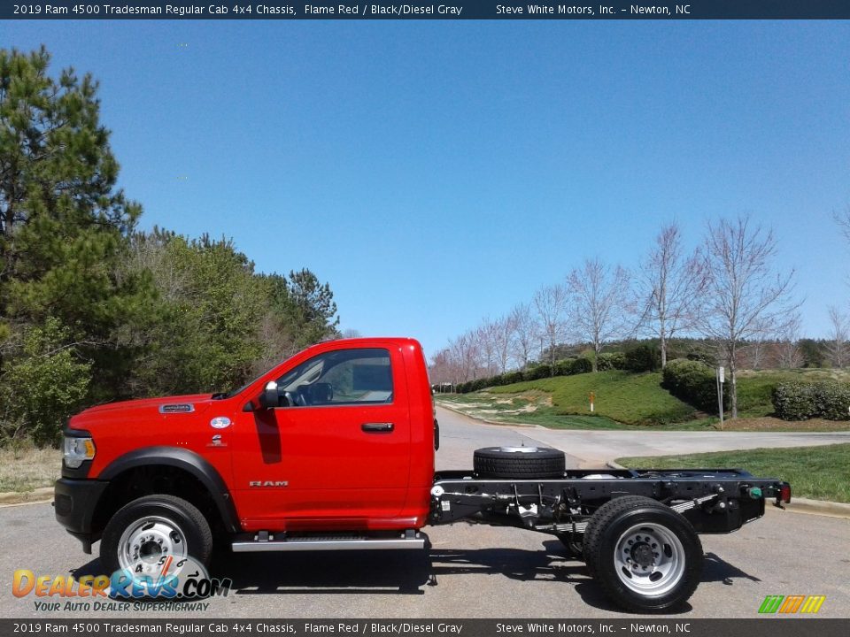 Flame Red 2019 Ram 4500 Tradesman Regular Cab 4x4 Chassis Photo #1