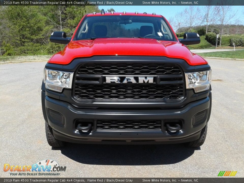 2019 Ram 4500 Tradesman Regular Cab 4x4 Chassis Flame Red / Black/Diesel Gray Photo #3