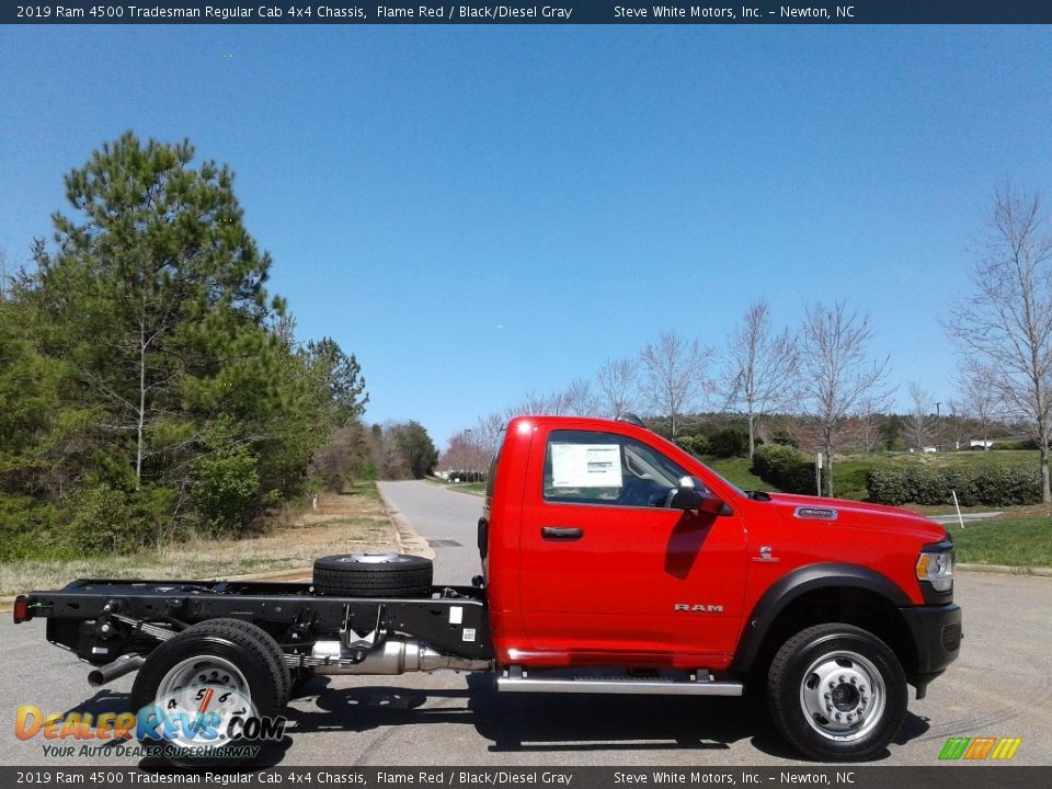 Flame Red 2019 Ram 4500 Tradesman Regular Cab 4x4 Chassis Photo #5
