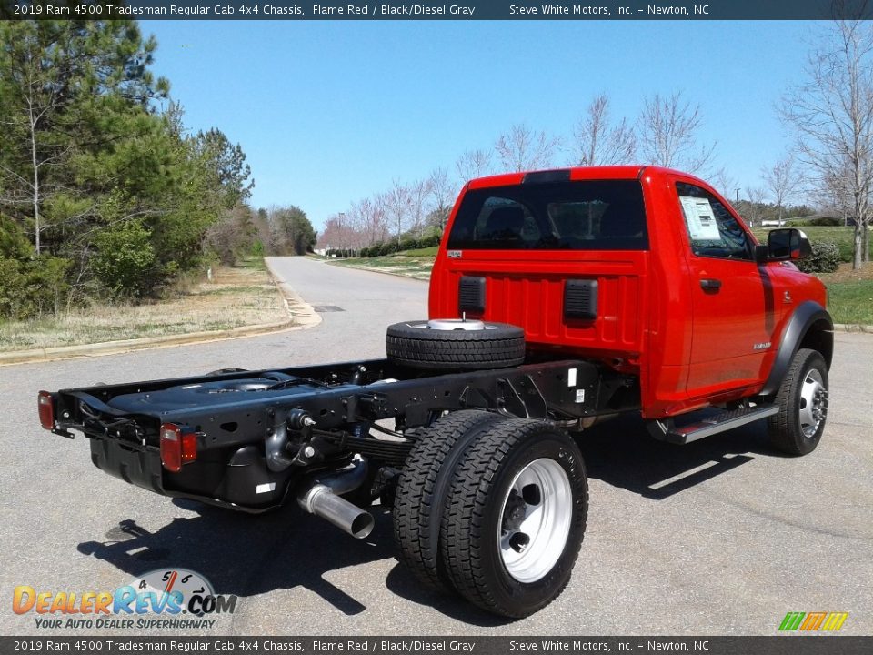 2019 Ram 4500 Tradesman Regular Cab 4x4 Chassis Flame Red / Black/Diesel Gray Photo #6