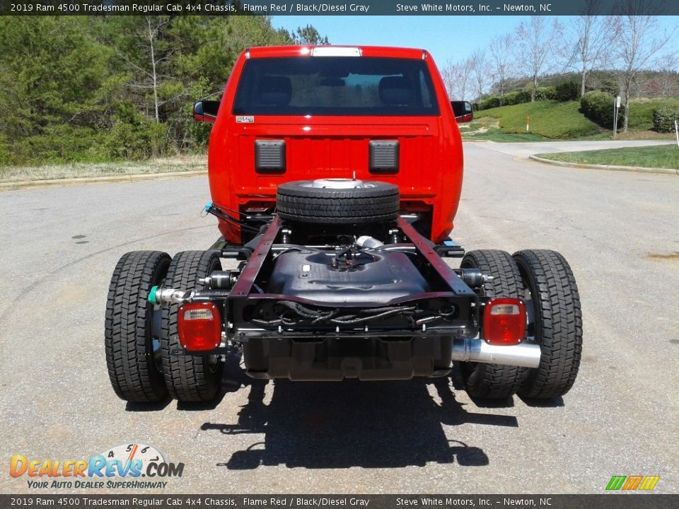 2019 Ram 4500 Tradesman Regular Cab 4x4 Chassis Flame Red / Black/Diesel Gray Photo #7