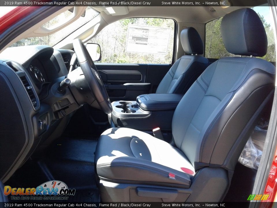 Front Seat of 2019 Ram 4500 Tradesman Regular Cab 4x4 Chassis Photo #10