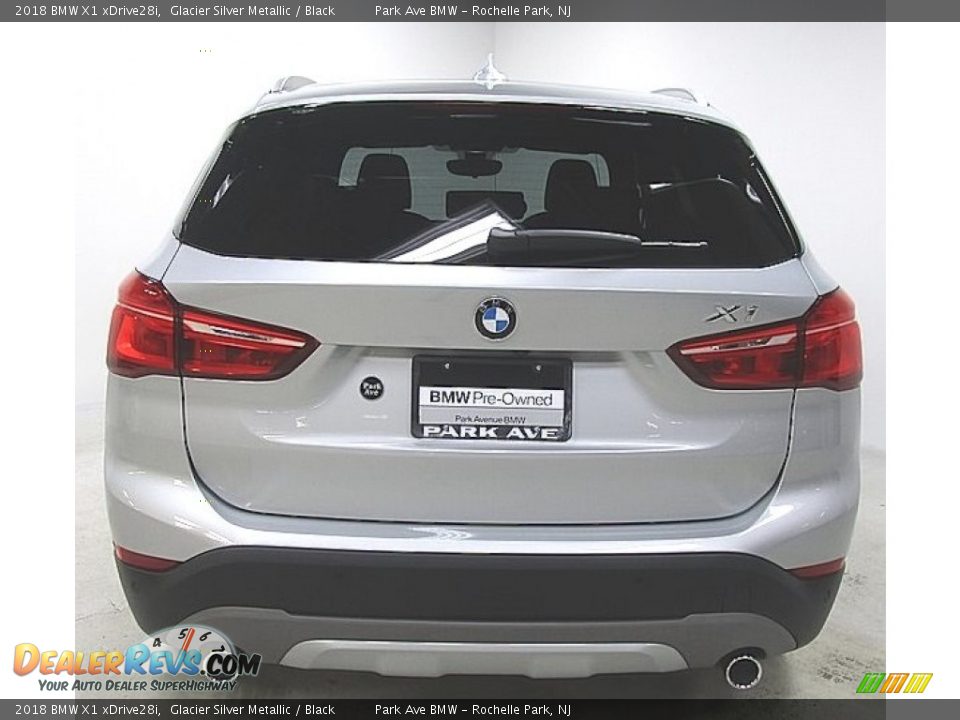 2018 BMW X1 xDrive28i Glacier Silver Metallic / Black Photo #3