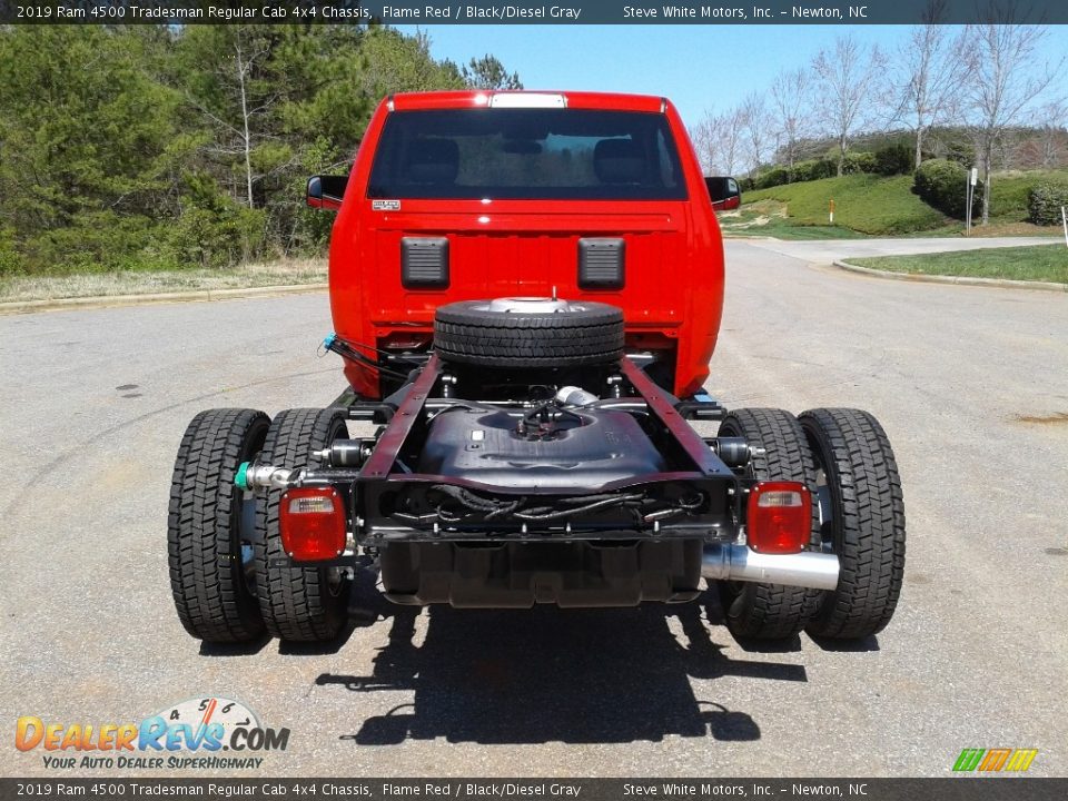 2019 Ram 4500 Tradesman Regular Cab 4x4 Chassis Flame Red / Black/Diesel Gray Photo #12