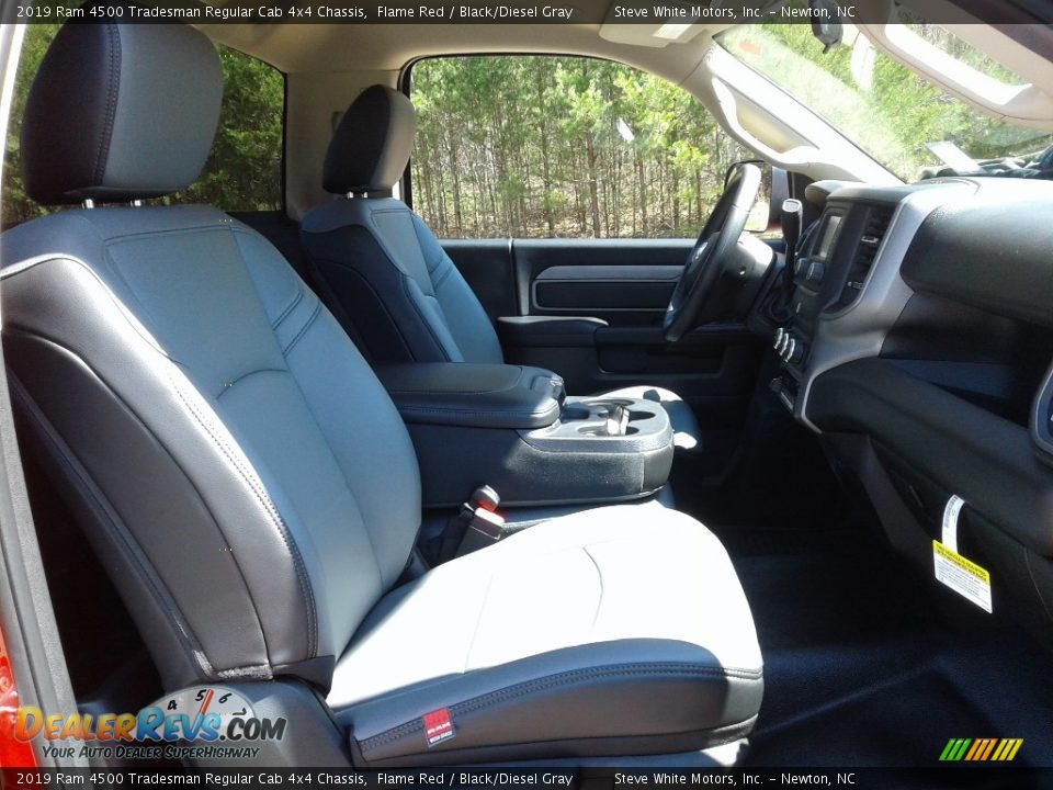 Black/Diesel Gray Interior - 2019 Ram 4500 Tradesman Regular Cab 4x4 Chassis Photo #14