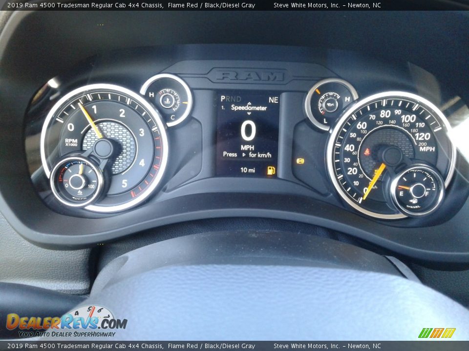 2019 Ram 4500 Tradesman Regular Cab 4x4 Chassis Gauges Photo #17
