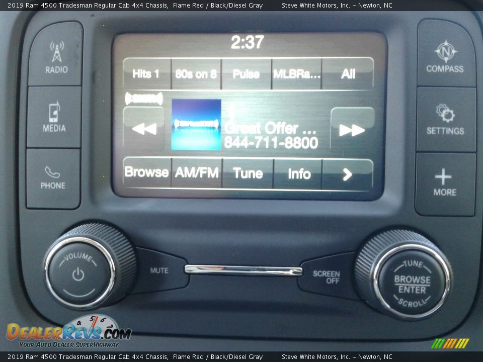 Controls of 2019 Ram 4500 Tradesman Regular Cab 4x4 Chassis Photo #19