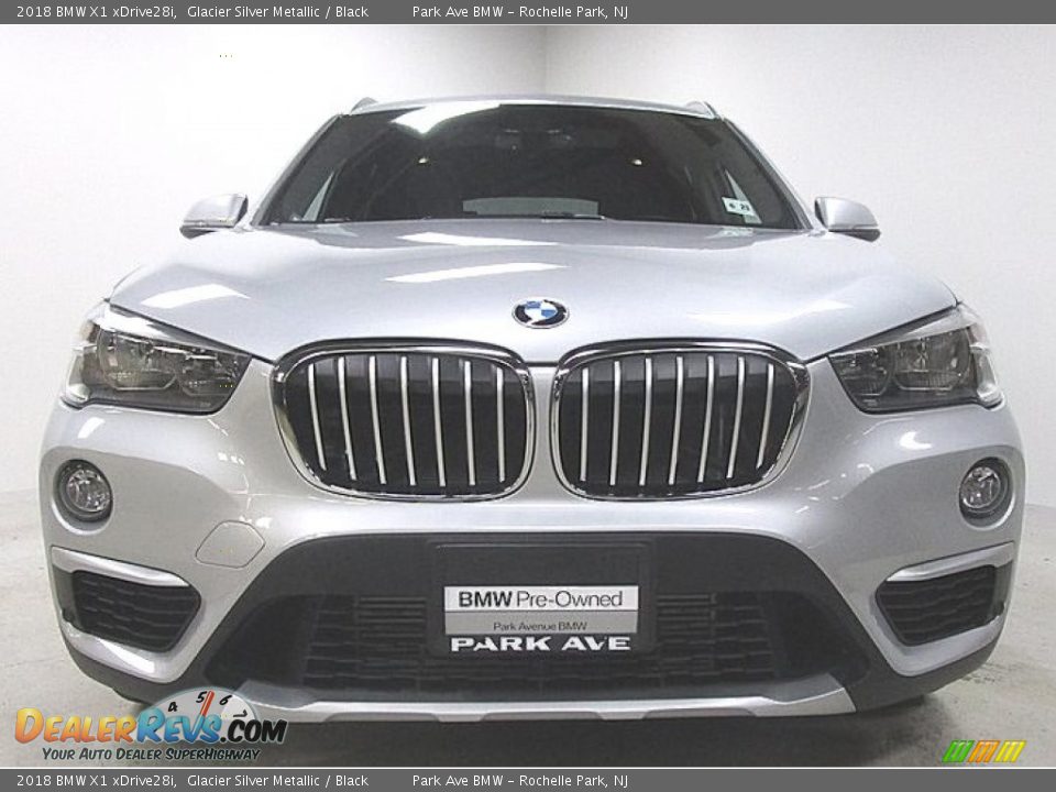 2018 BMW X1 xDrive28i Glacier Silver Metallic / Black Photo #6