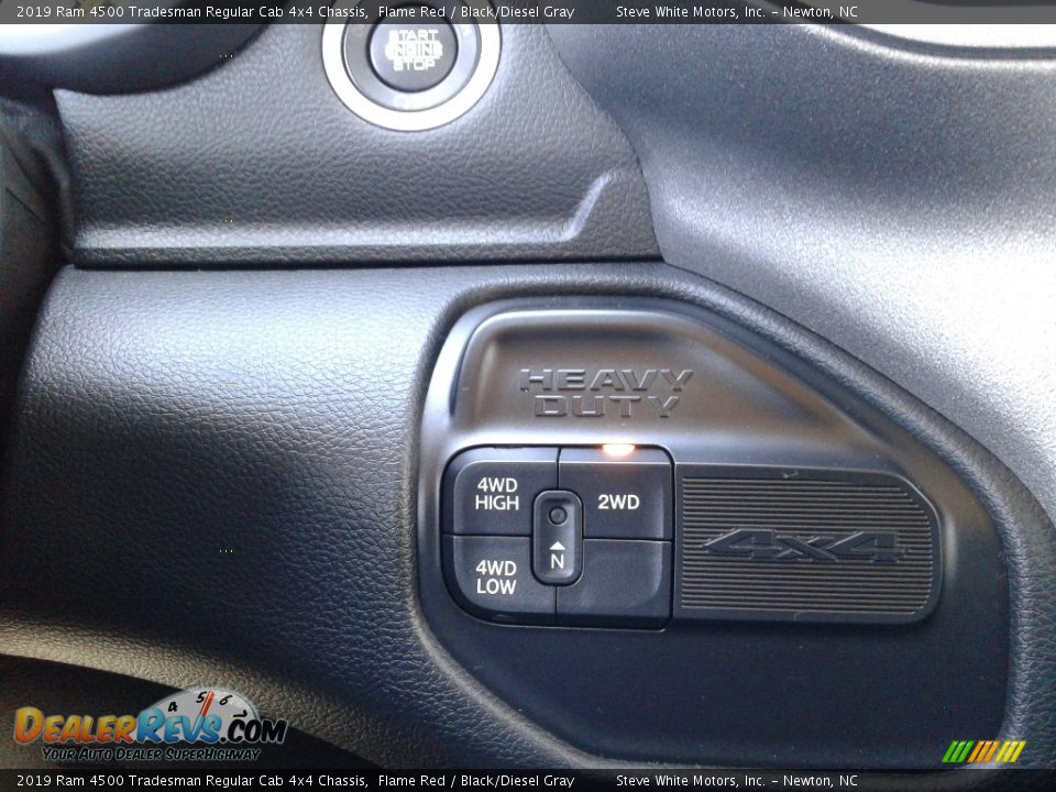 Controls of 2019 Ram 4500 Tradesman Regular Cab 4x4 Chassis Photo #20