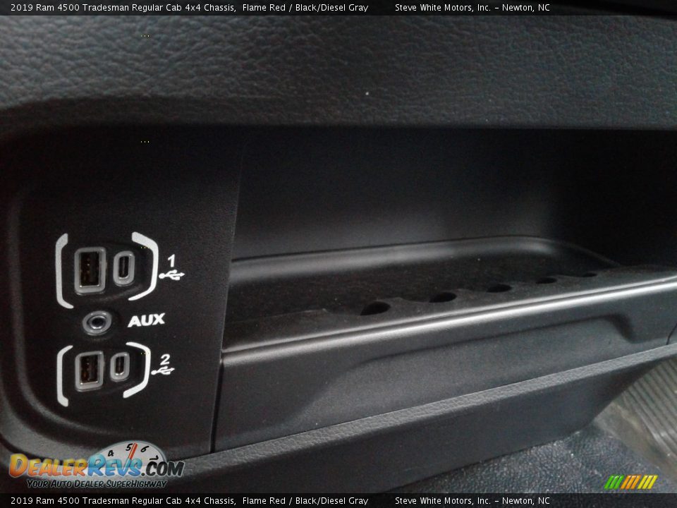 2019 Ram 4500 Tradesman Regular Cab 4x4 Chassis Flame Red / Black/Diesel Gray Photo #22