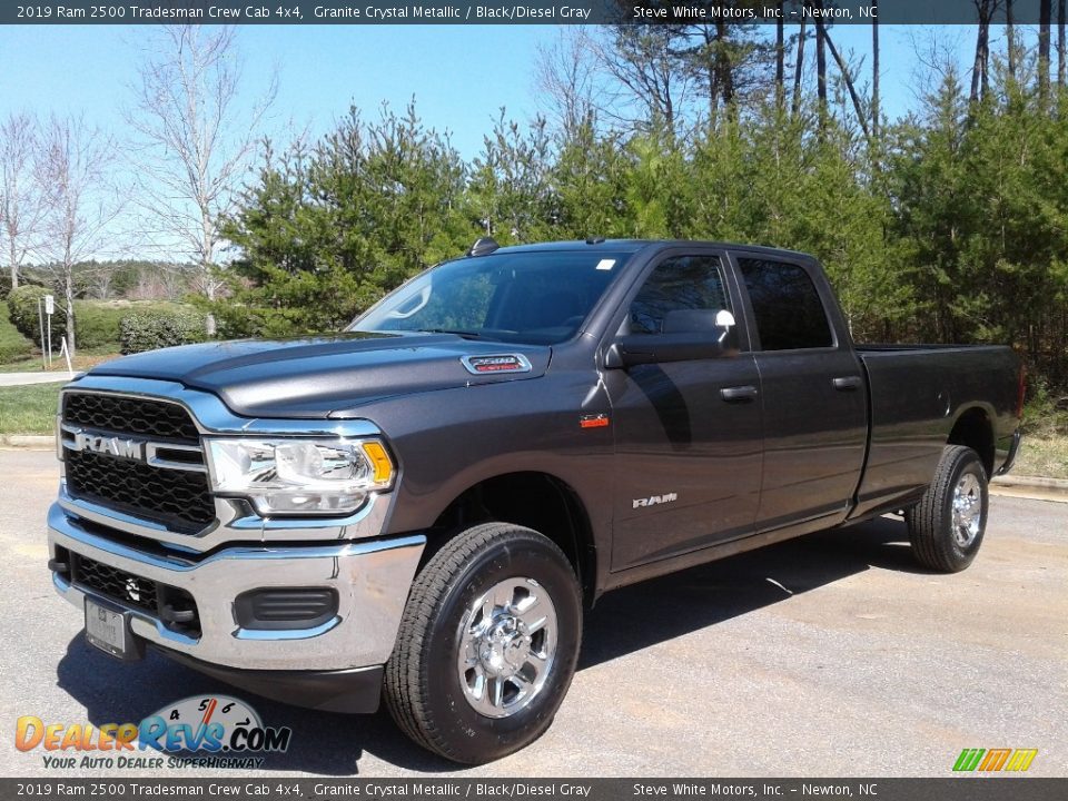 2019 Ram 2500 Tradesman Crew Cab 4x4 Granite Crystal Metallic / Black/Diesel Gray Photo #2