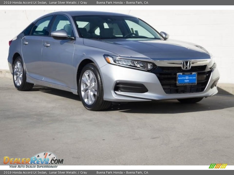 2019 Honda Accord LX Sedan Lunar Silver Metallic / Gray Photo #1