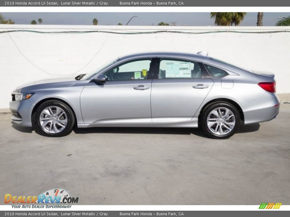 2019 Honda Accord LX Sedan Lunar Silver Metallic / Gray Photo #9