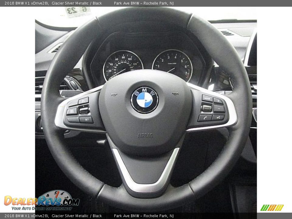 2018 BMW X1 xDrive28i Glacier Silver Metallic / Black Photo #23