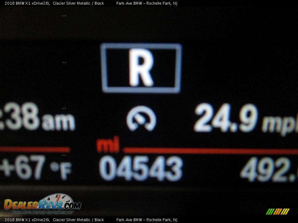 2018 BMW X1 xDrive28i Glacier Silver Metallic / Black Photo #24