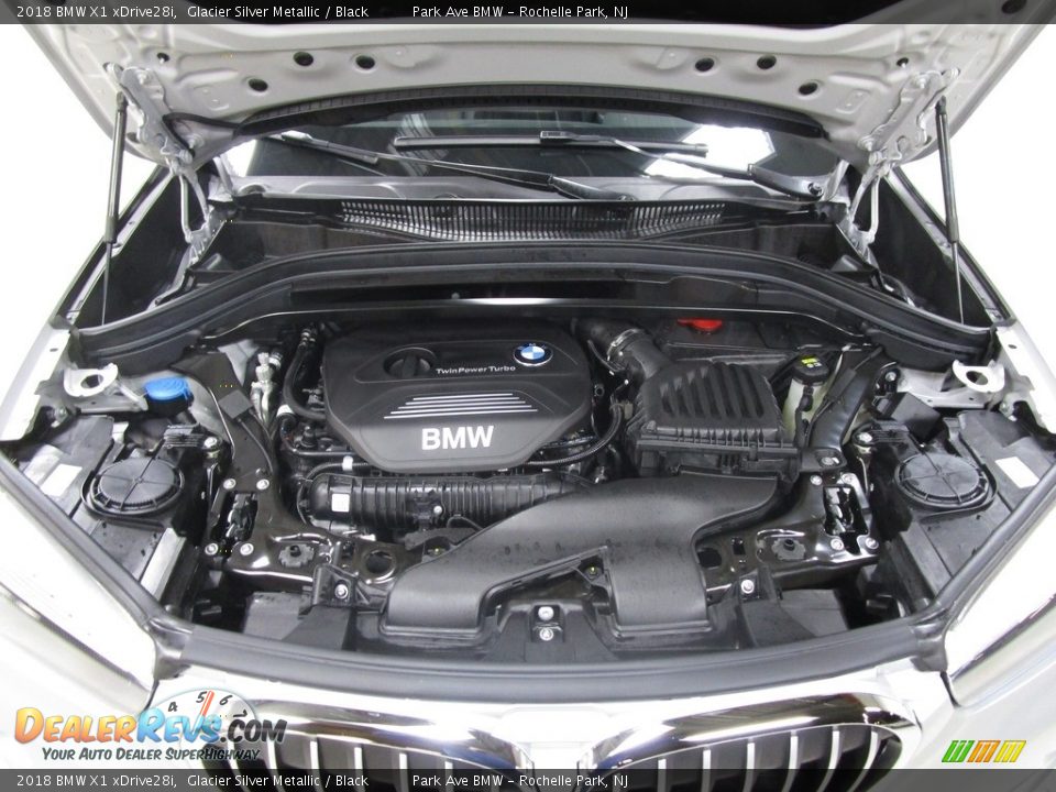 2018 BMW X1 xDrive28i Glacier Silver Metallic / Black Photo #29