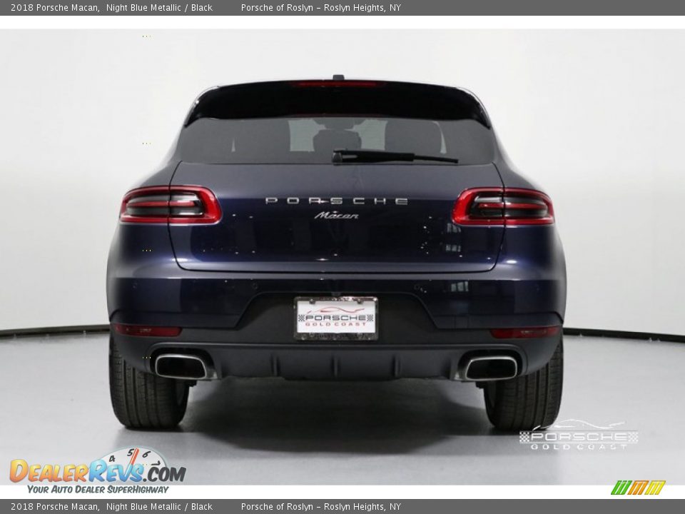 2018 Porsche Macan Night Blue Metallic / Black Photo #6