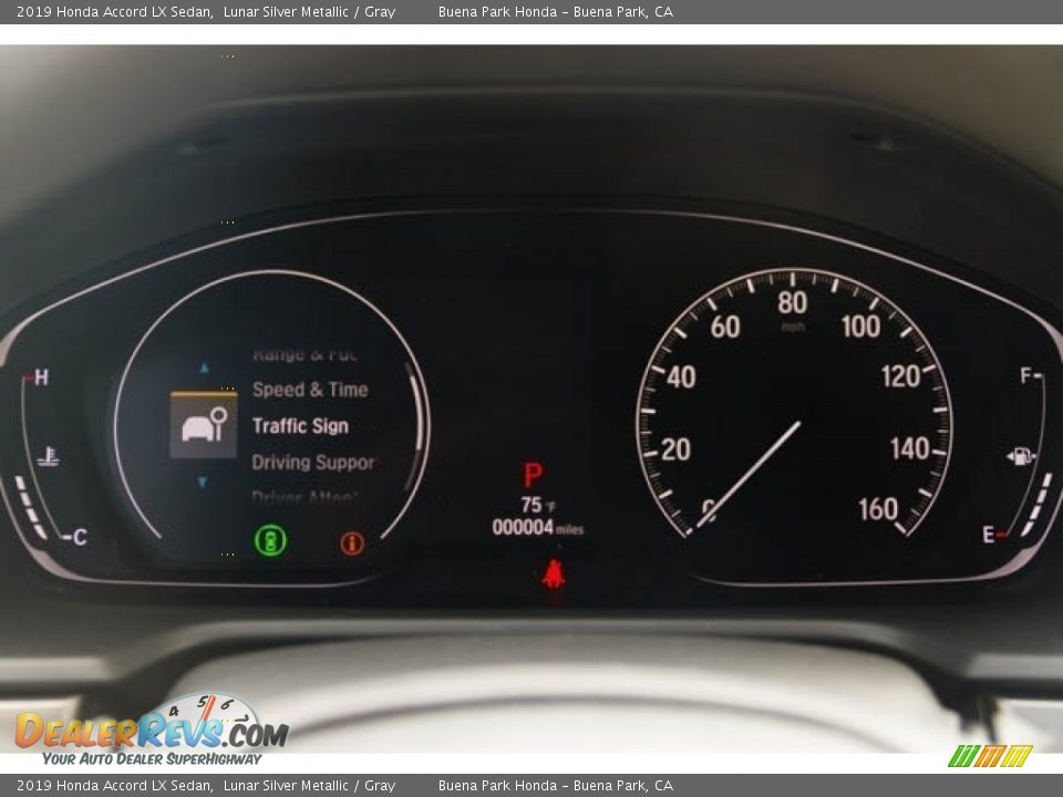 2019 Honda Accord LX Sedan Lunar Silver Metallic / Gray Photo #28