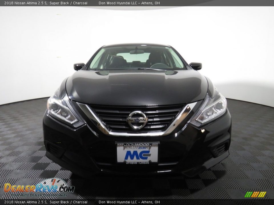 2018 Nissan Altima 2.5 S Super Black / Charcoal Photo #3