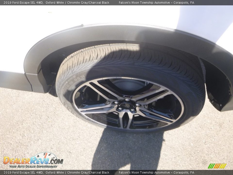 2019 Ford Escape SEL 4WD Oxford White / Chromite Gray/Charcoal Black Photo #7