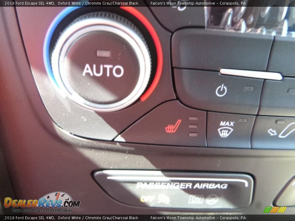 2019 Ford Escape SEL 4WD Oxford White / Chromite Gray/Charcoal Black Photo #15