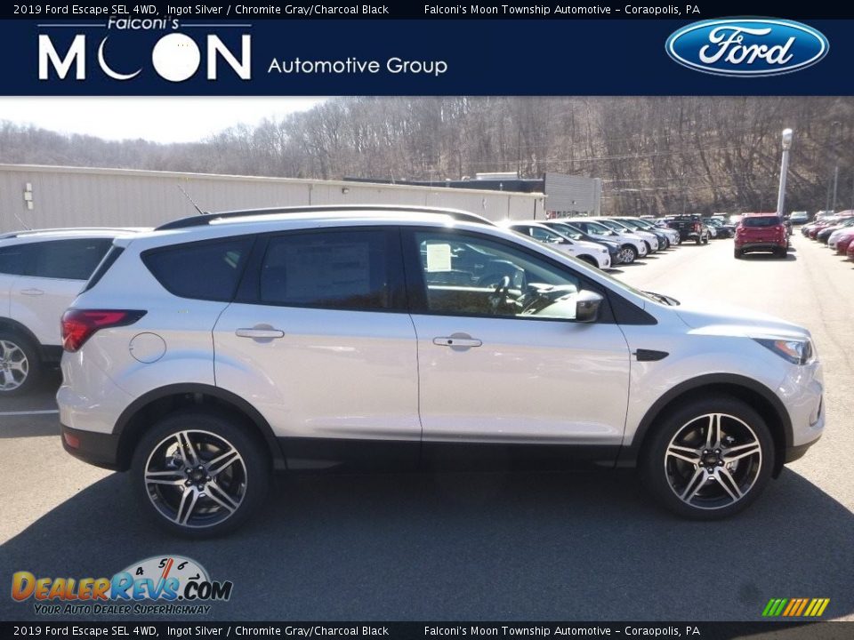 2019 Ford Escape SEL 4WD Ingot Silver / Chromite Gray/Charcoal Black Photo #1