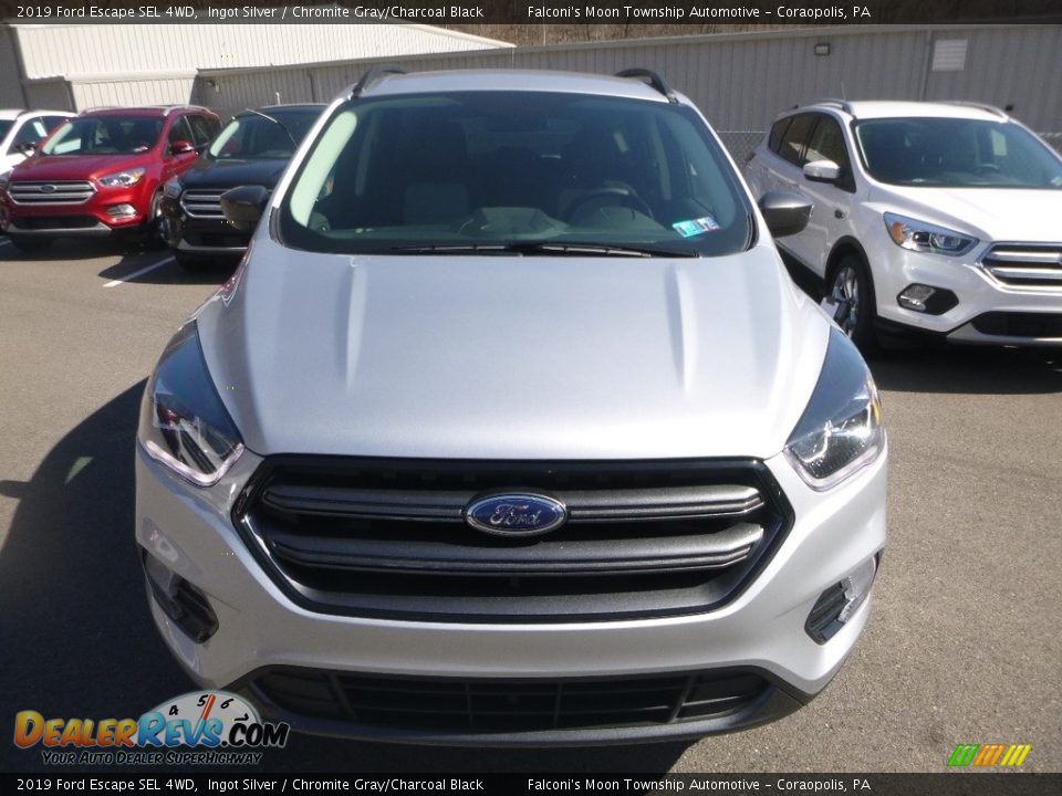2019 Ford Escape SEL 4WD Ingot Silver / Chromite Gray/Charcoal Black Photo #4