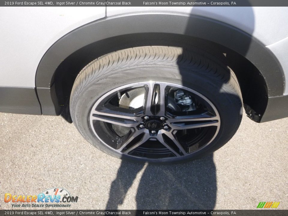 2019 Ford Escape SEL 4WD Ingot Silver / Chromite Gray/Charcoal Black Photo #7