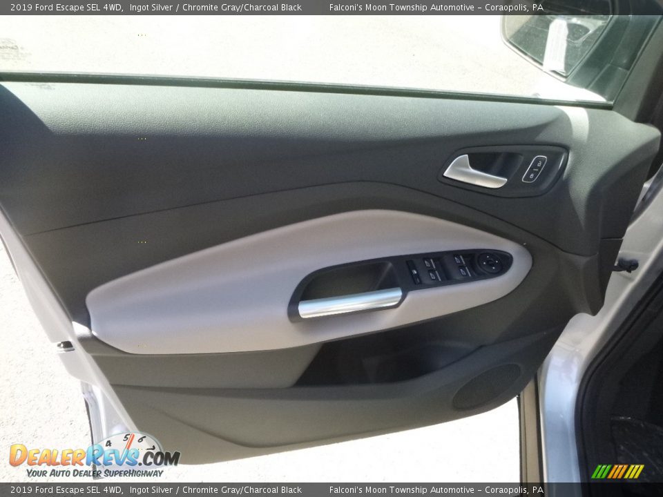 2019 Ford Escape SEL 4WD Ingot Silver / Chromite Gray/Charcoal Black Photo #10