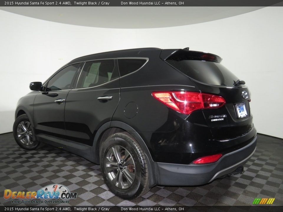 2015 Hyundai Santa Fe Sport 2.4 AWD Twilight Black / Gray Photo #6