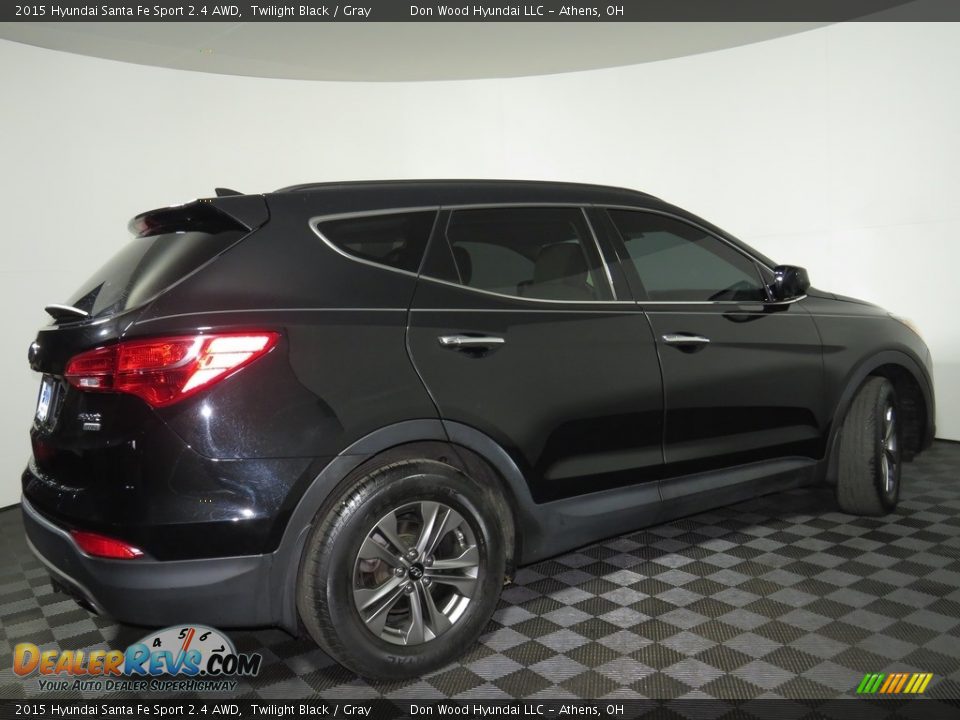 2015 Hyundai Santa Fe Sport 2.4 AWD Twilight Black / Gray Photo #9