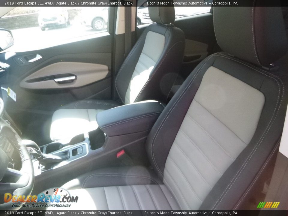2019 Ford Escape SEL 4WD Agate Black / Chromite Gray/Charcoal Black Photo #11