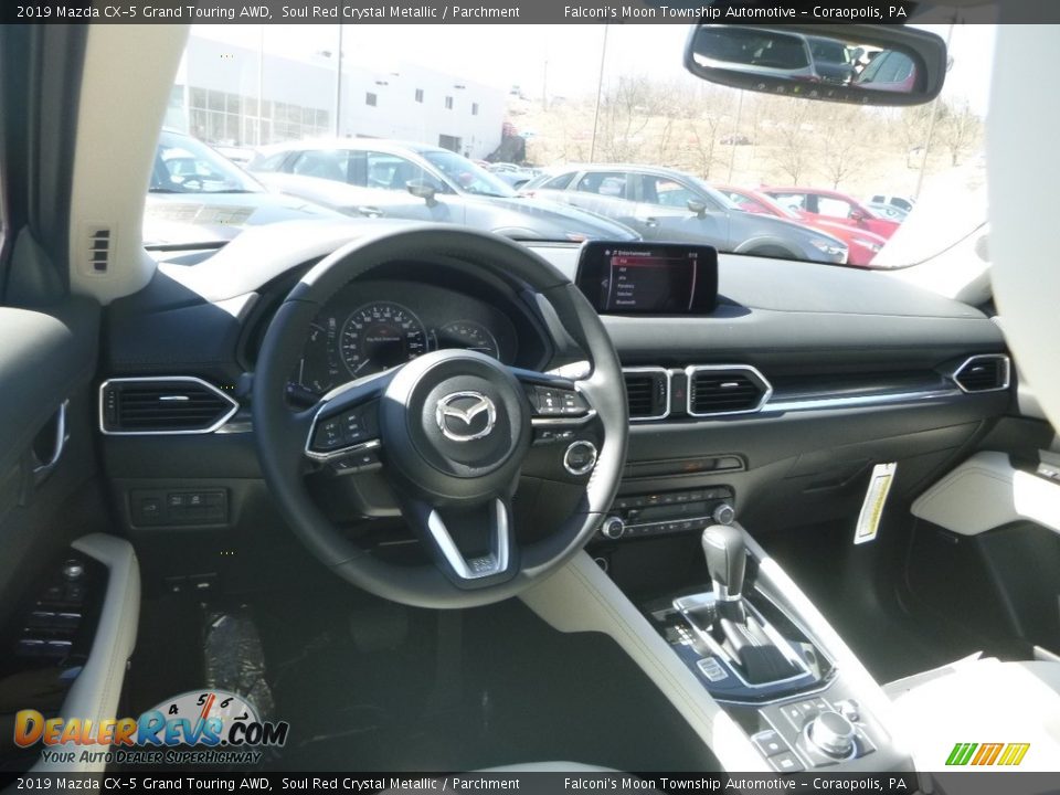 2019 Mazda CX-5 Grand Touring AWD Soul Red Crystal Metallic / Parchment Photo #9