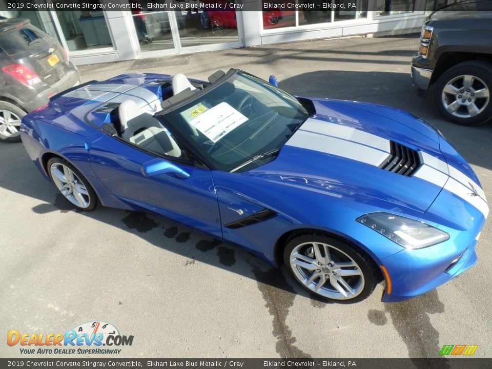 Elkhart Lake Blue Metallic 2019 Chevrolet Corvette Stingray Convertible Photo #5