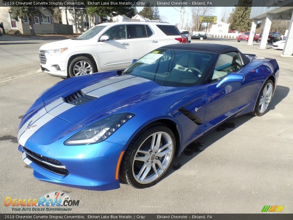Elkhart Lake Blue Metallic 2019 Chevrolet Corvette Stingray Convertible Photo #8