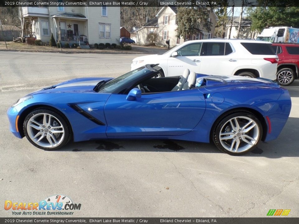 Elkhart Lake Blue Metallic 2019 Chevrolet Corvette Stingray Convertible Photo #16