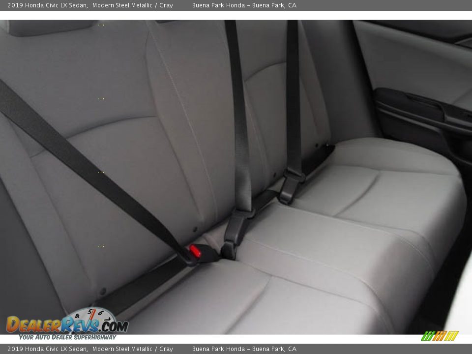 2019 Honda Civic LX Sedan Modern Steel Metallic / Gray Photo #27