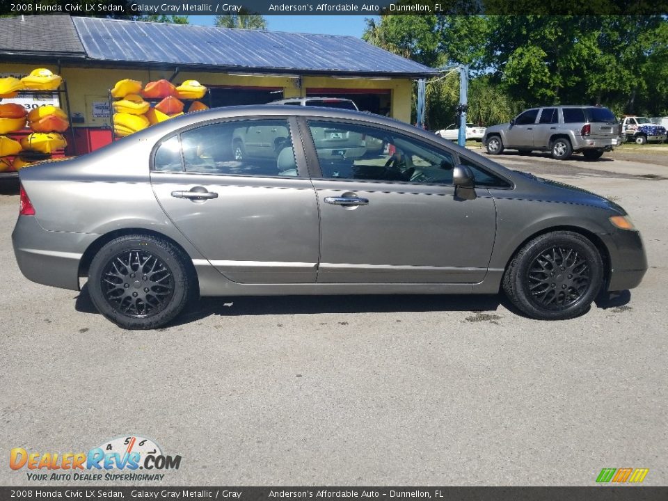 2008 Honda Civic LX Sedan Galaxy Gray Metallic / Gray Photo #2