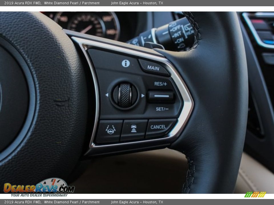 2019 Acura RDX FWD White Diamond Pearl / Parchment Photo #36