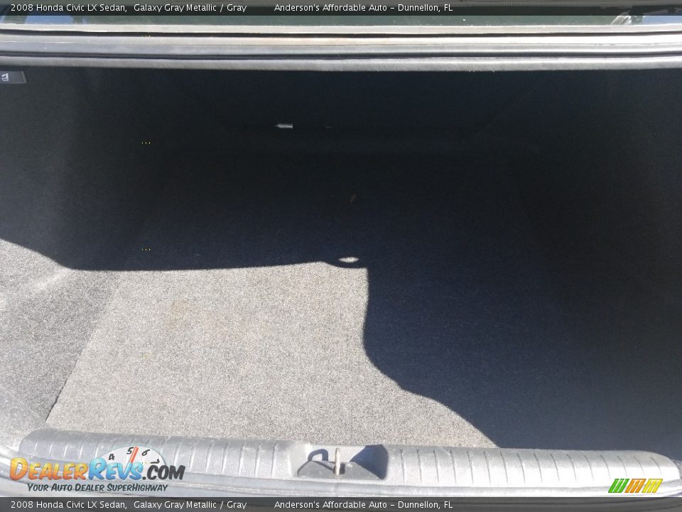 2008 Honda Civic LX Sedan Galaxy Gray Metallic / Gray Photo #24
