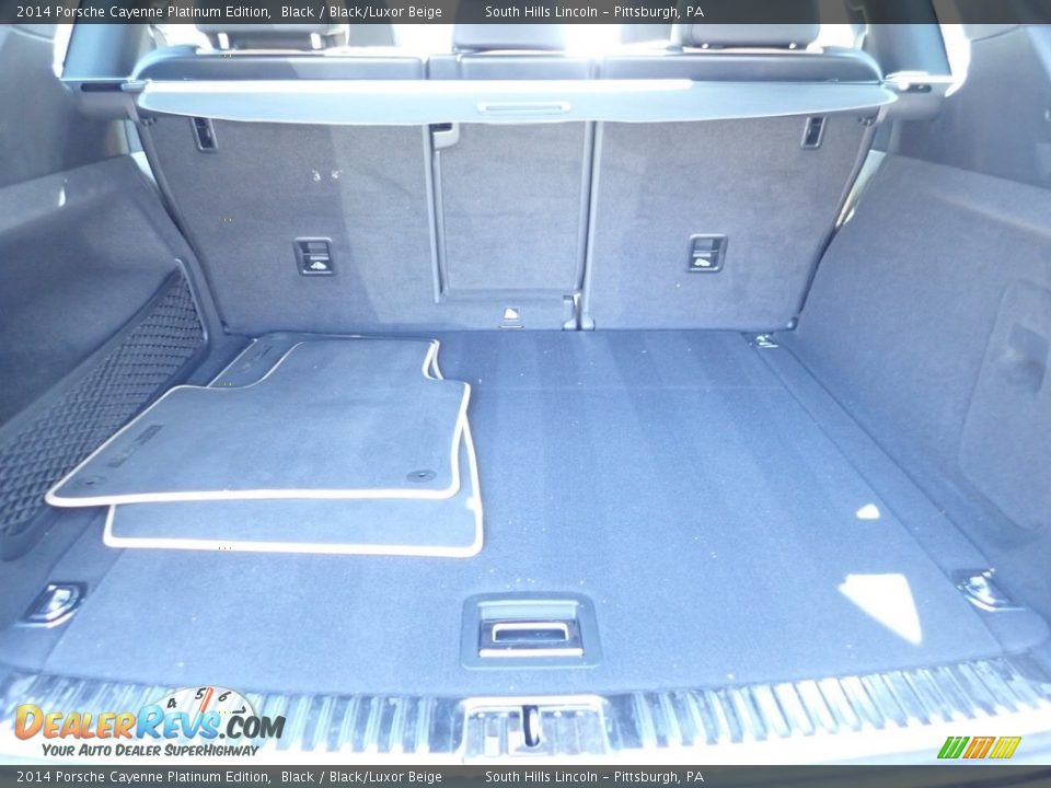 2014 Porsche Cayenne Platinum Edition Black / Black/Luxor Beige Photo #5