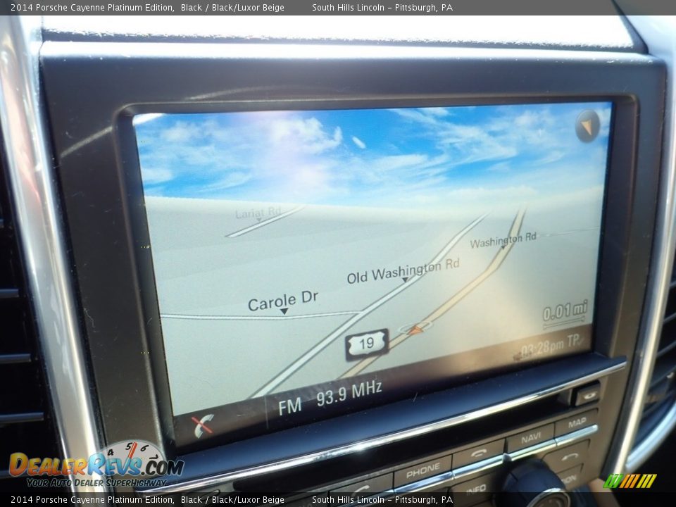 2014 Porsche Cayenne Platinum Edition Black / Black/Luxor Beige Photo #21