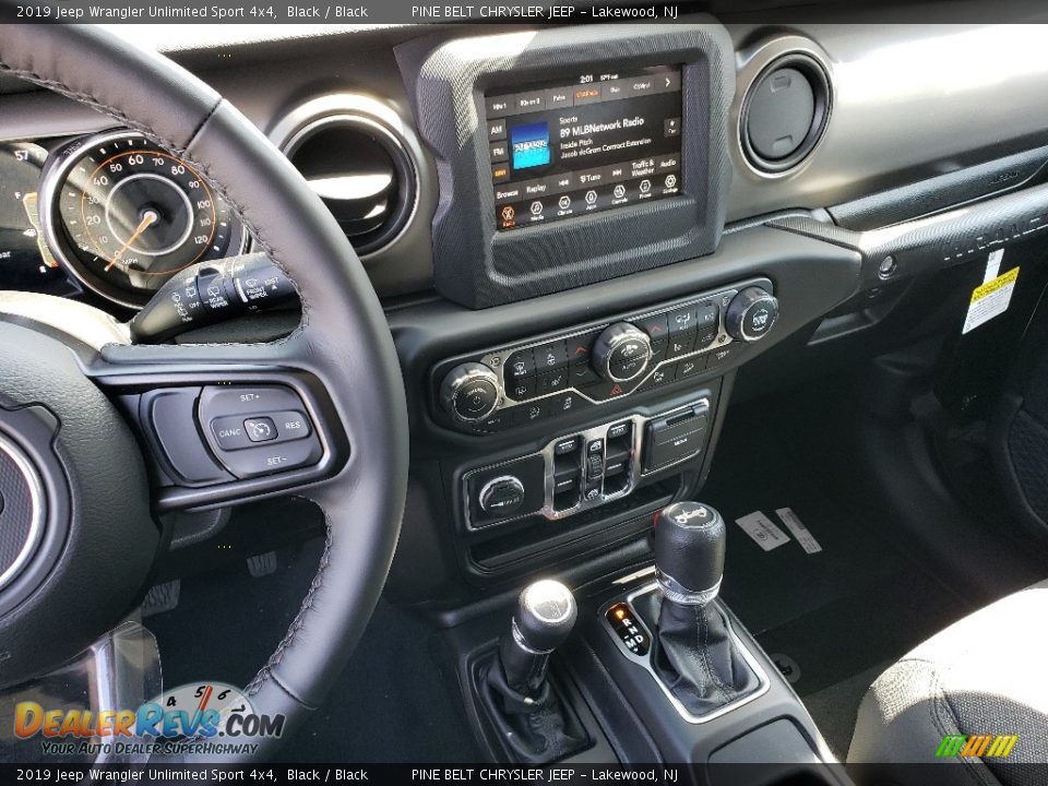 2019 Jeep Wrangler Unlimited Sport 4x4 Black / Black Photo #10